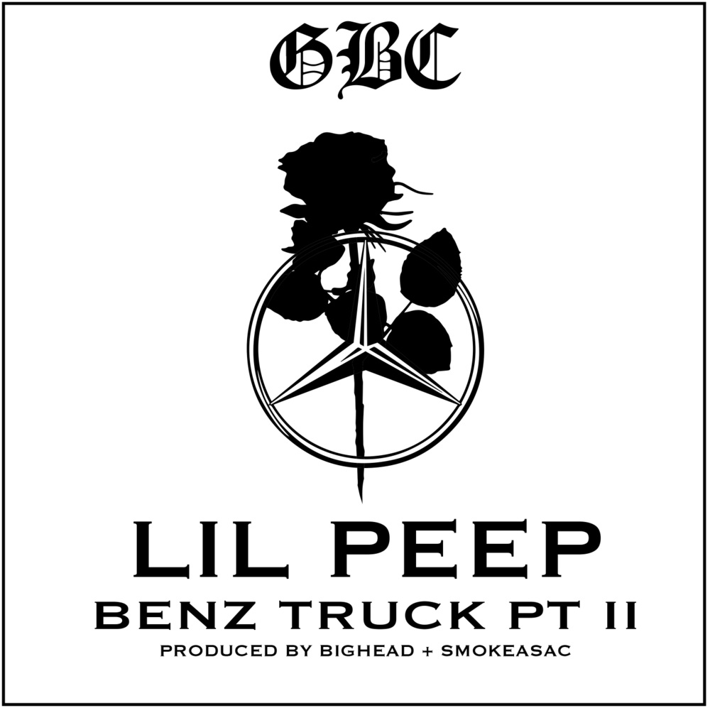 Album cover art for "Benz Truck, Pt. 2" by Lil Peep