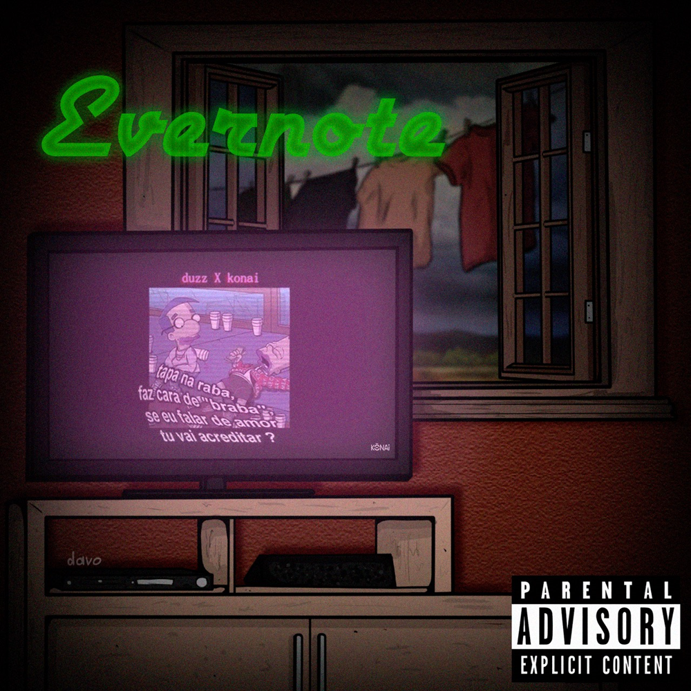 Album cover art for "Evernote" by Duzz