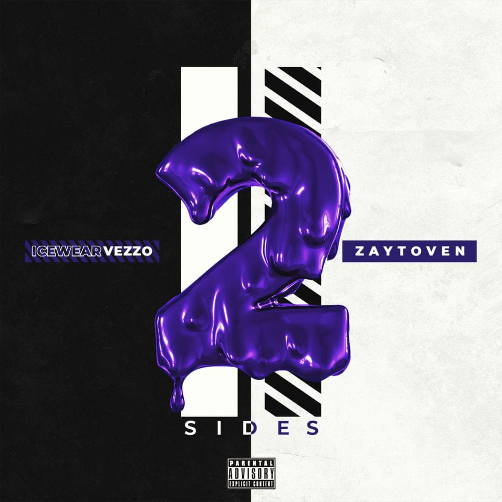 Album cover art for "2 Sides" by Icewear Vezzo