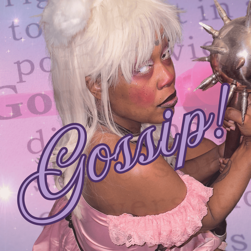 Album cover art for "gossip﹤3" by bbymutha