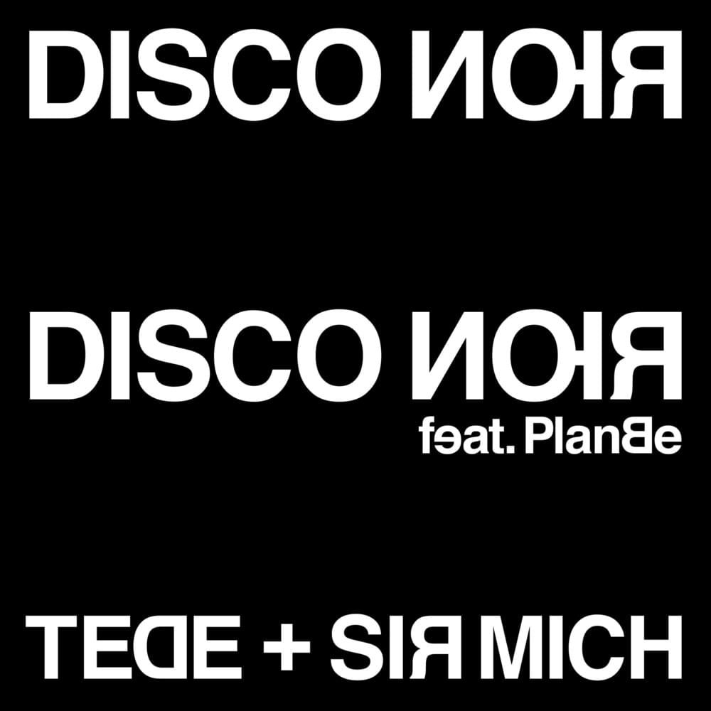 Album cover art for "Disco Noir" by Tede & PlanBe