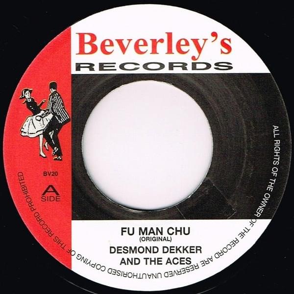 Album cover art for "Fu Man Chu" by Desmond Dekker