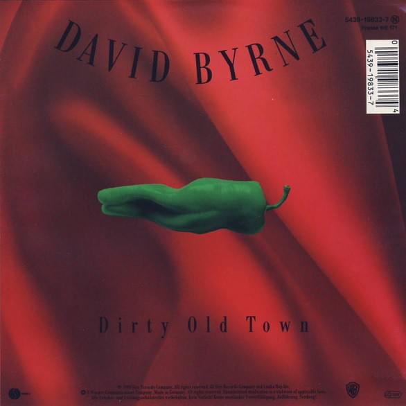 Album cover art for "Dirty Old Town" by David Byrne