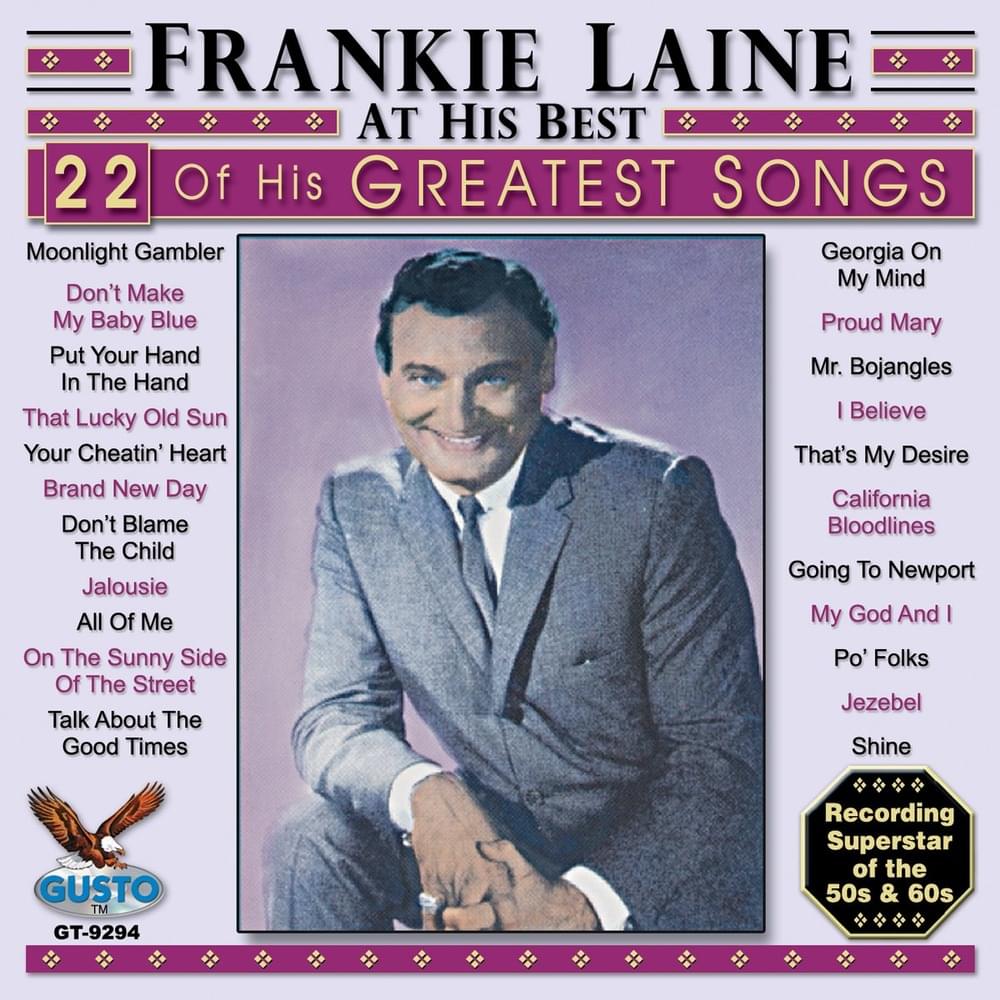 Album cover art for "Moonlight Gambler" by Frankie Laine
