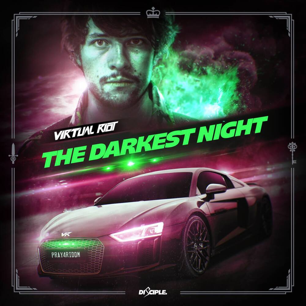 Album cover art for "The Darkest Night" by Virtual Riot