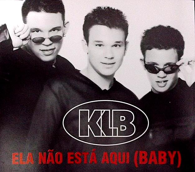 Album cover art for "Ela Não Está Aqui" by KLB