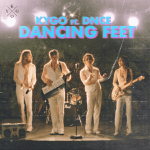 Album cover art for "Dancing Feet" by Kygo & DNCE