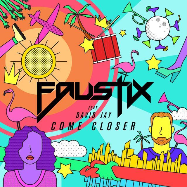 Album cover art for "Come Closer" by Faustix & David Jay