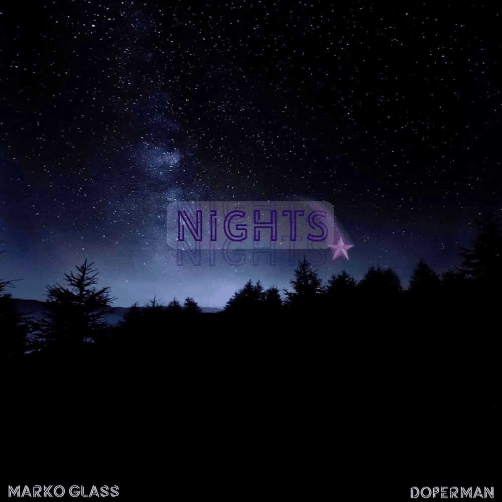 Album cover art for "Nights" by Marko Glass