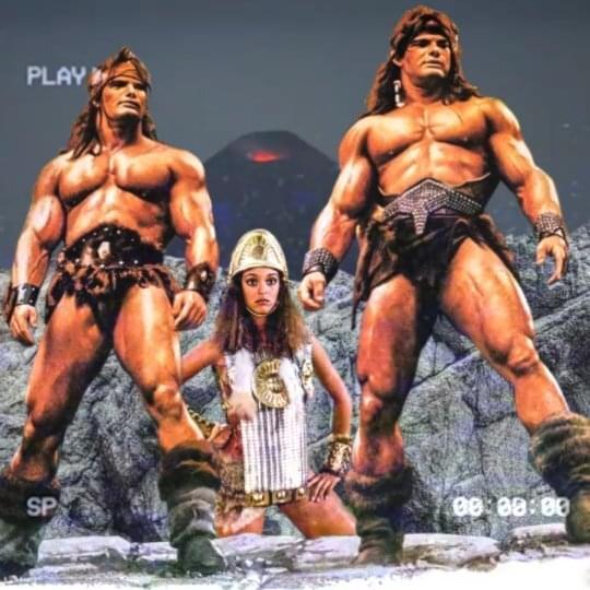 Album cover art for "The Barbarians" by Blo/B & Armani Doc