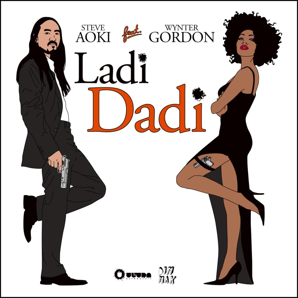 Album cover art for "Ladi Dadi (Part II)" by Steve Aoki & Diana Gordon