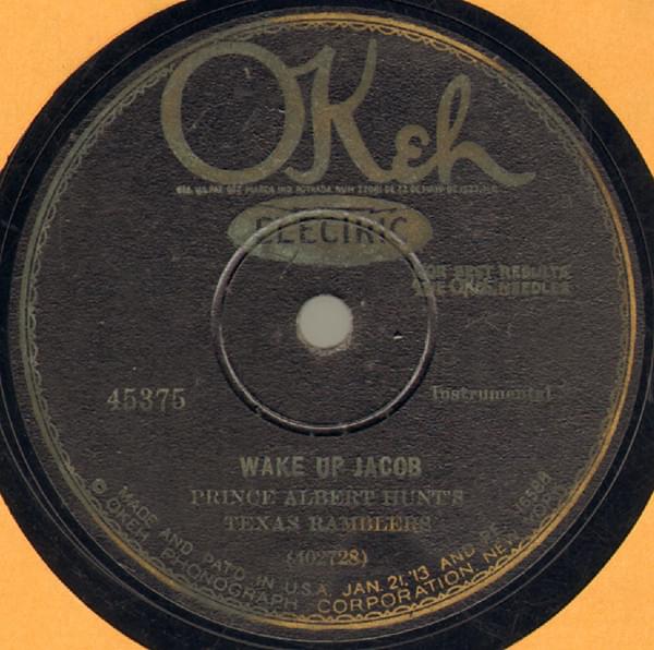 Album cover art for "Wake Up Jacob" by Prince Albert Hunt’s Texas Ramblers