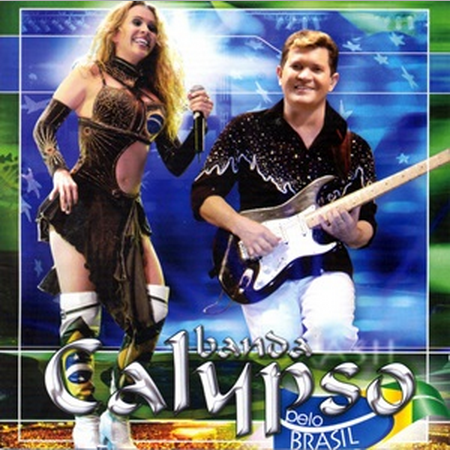 Album cover art for "Calypso Pelo Brasil" by Banda Calypso