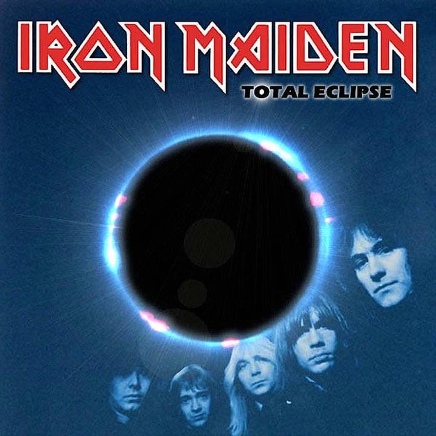 Album cover art for "Total Eclipse" by Iron Maiden