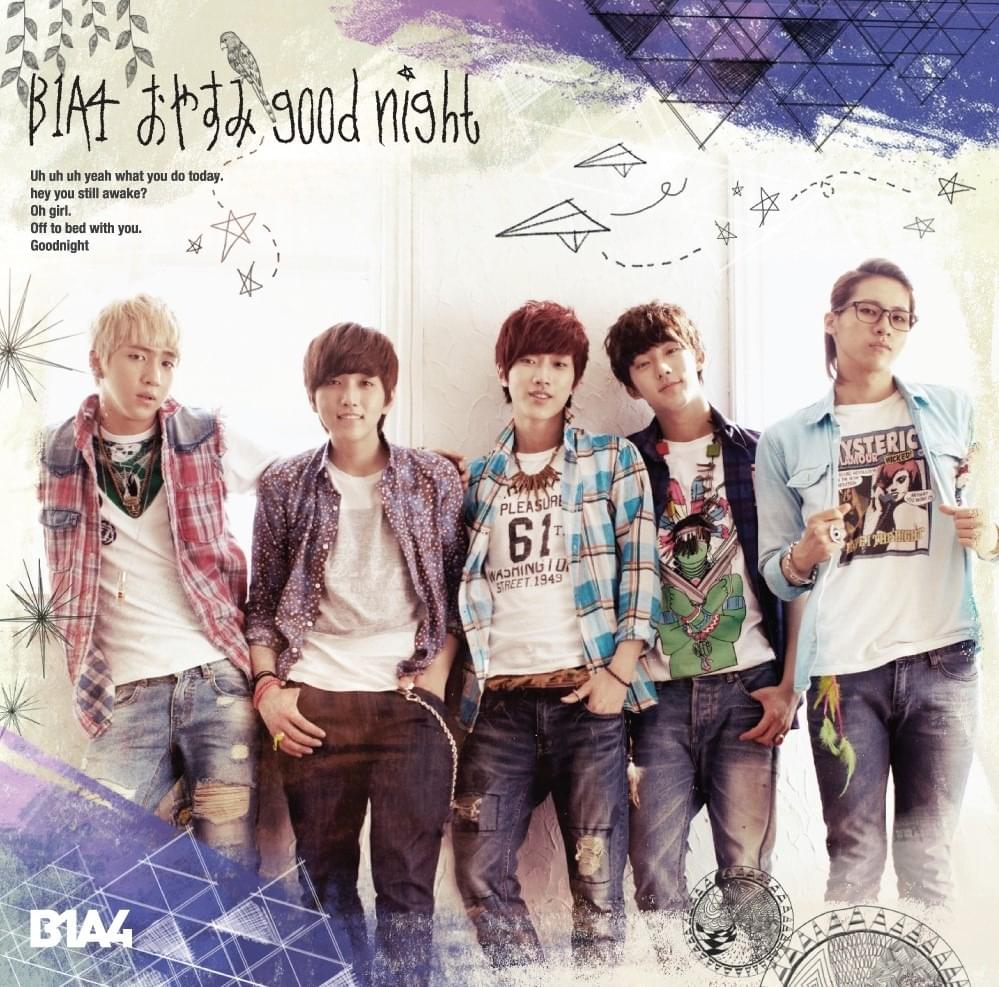 Album cover art for "おやすみ Good night (Oyasumi Good Night) [Japanese Version]" by B1A4
