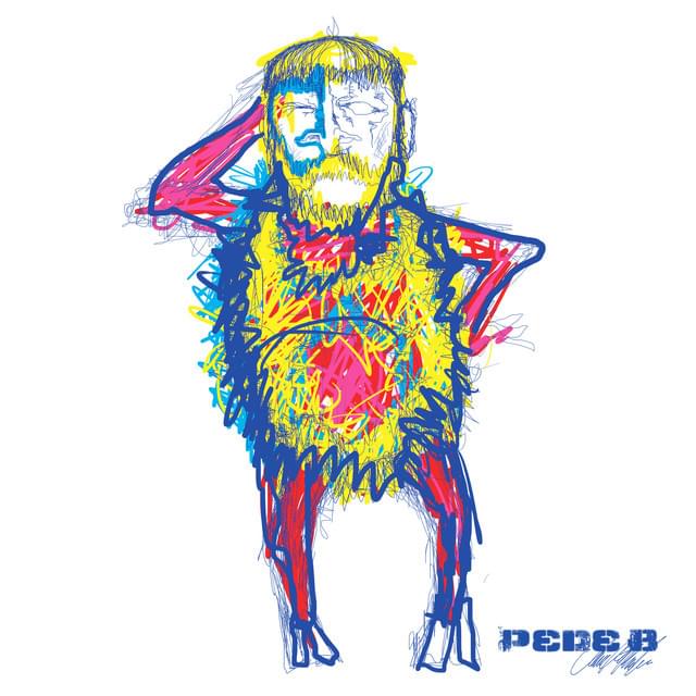 Album cover art for "Tricks" by Pede B