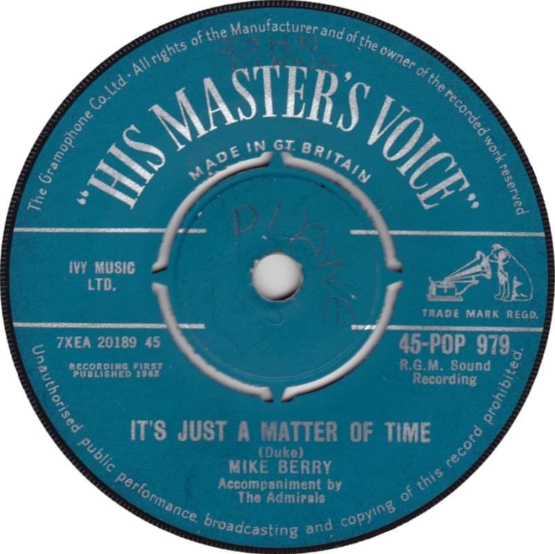 It’s Just a Matter of Time by Mike Berry