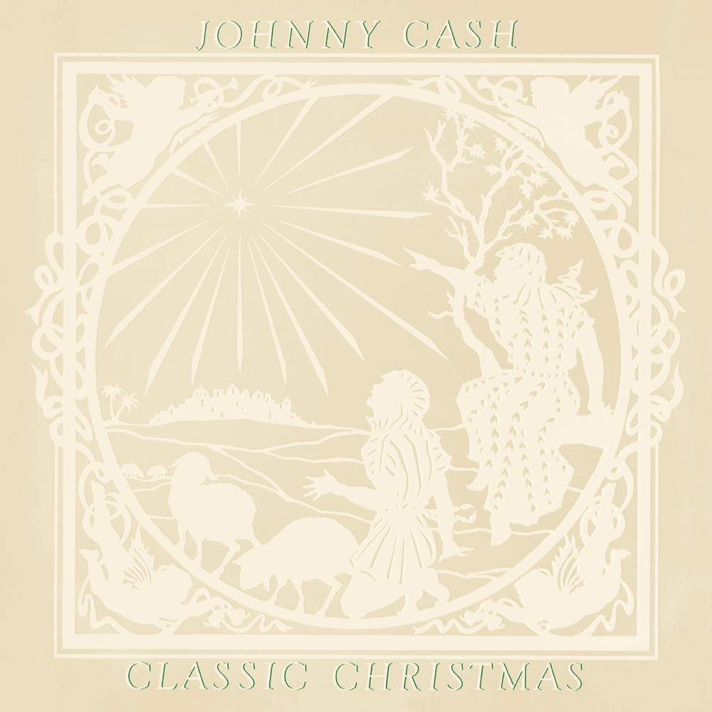 Album cover art for "It Came Upon a Midnight Clear" by Johnny Cash