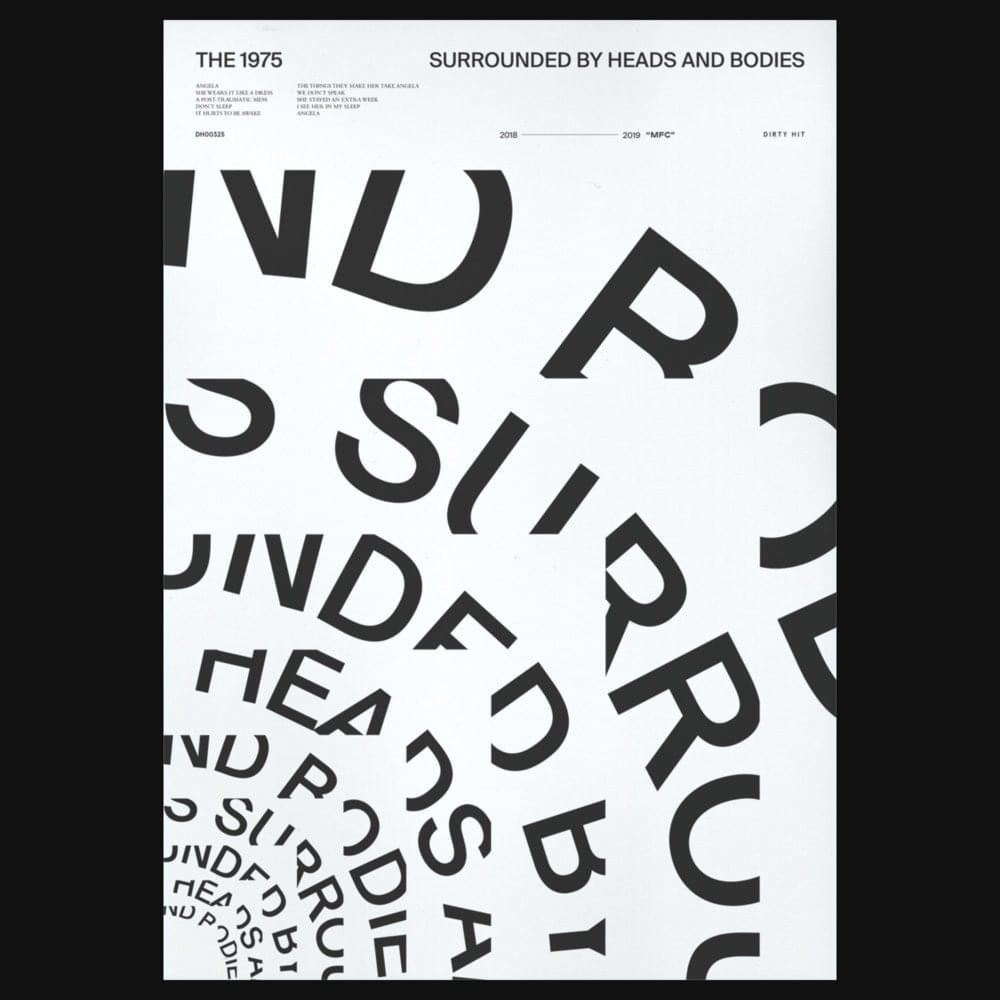 Album cover art for "Surrounded By Heads And Bodies" by The 1975