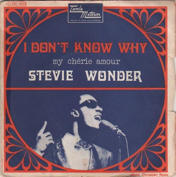 Album cover art for "I Don’t Know Why" by Stevie Wonder