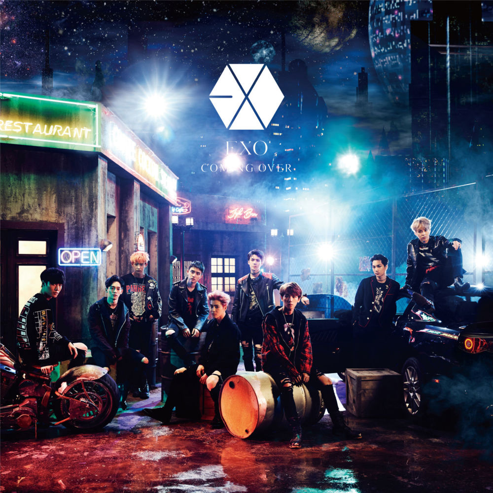 Album cover art for "Coming Over" by EXO