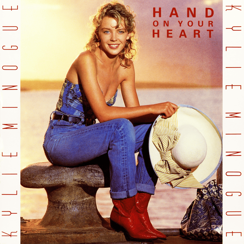 Album cover art for "Hand on Your Heart" by Kylie Minogue
