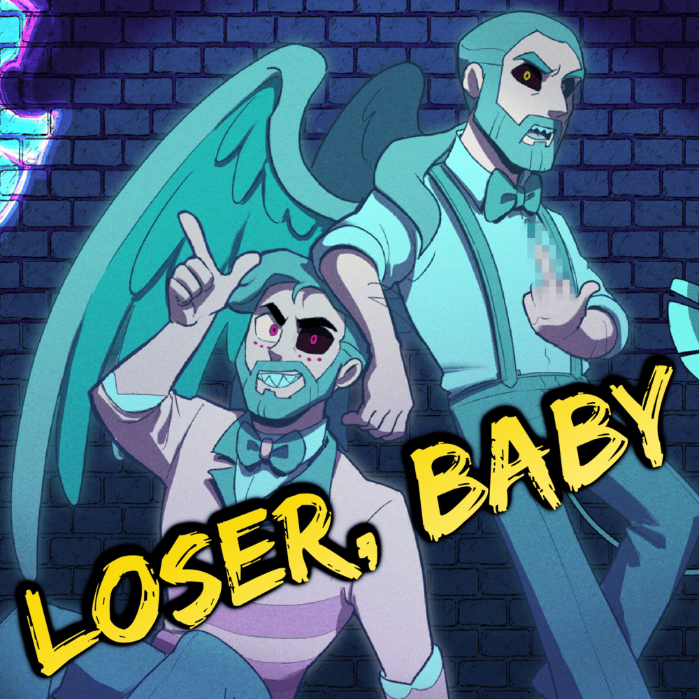 Album cover art for "Loser, Baby" by Caleb Hyles & Jonathan Young