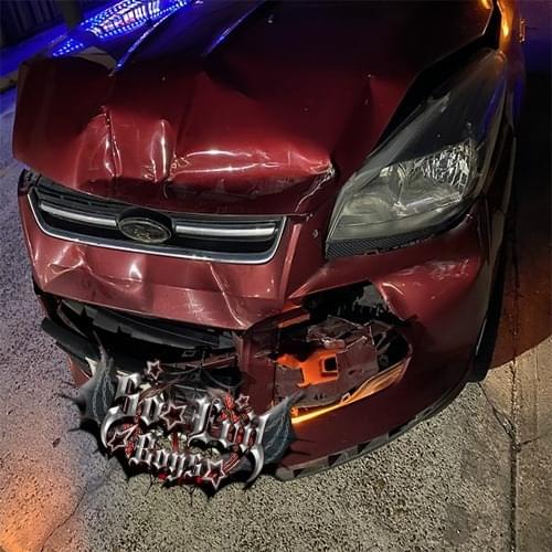 Album cover art for "Crashed My Whip" by Acid Souljah