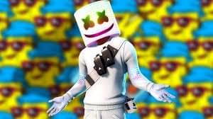 Album cover art for "Marshmello Fortnite Concert Live at Pleasant Park" by Fortnite
