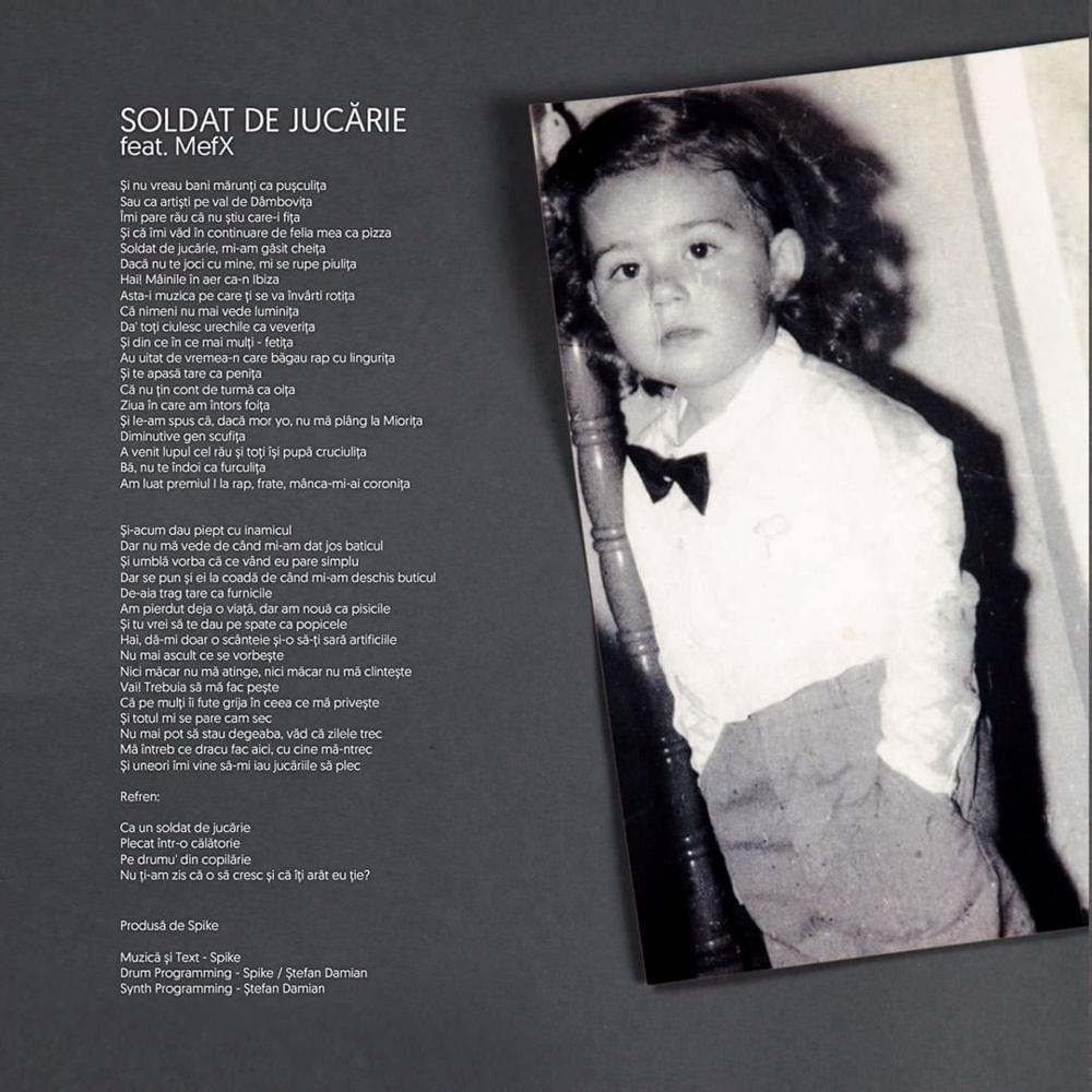 Album cover art for "Soldat de jucărie" by Spike & MefX