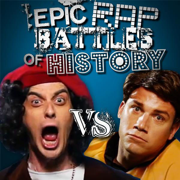 Album cover art for "Captain Kirk vs Christopher Columbus" by Epic Rap Battles of History & EpicLLOYD & Nice Peter