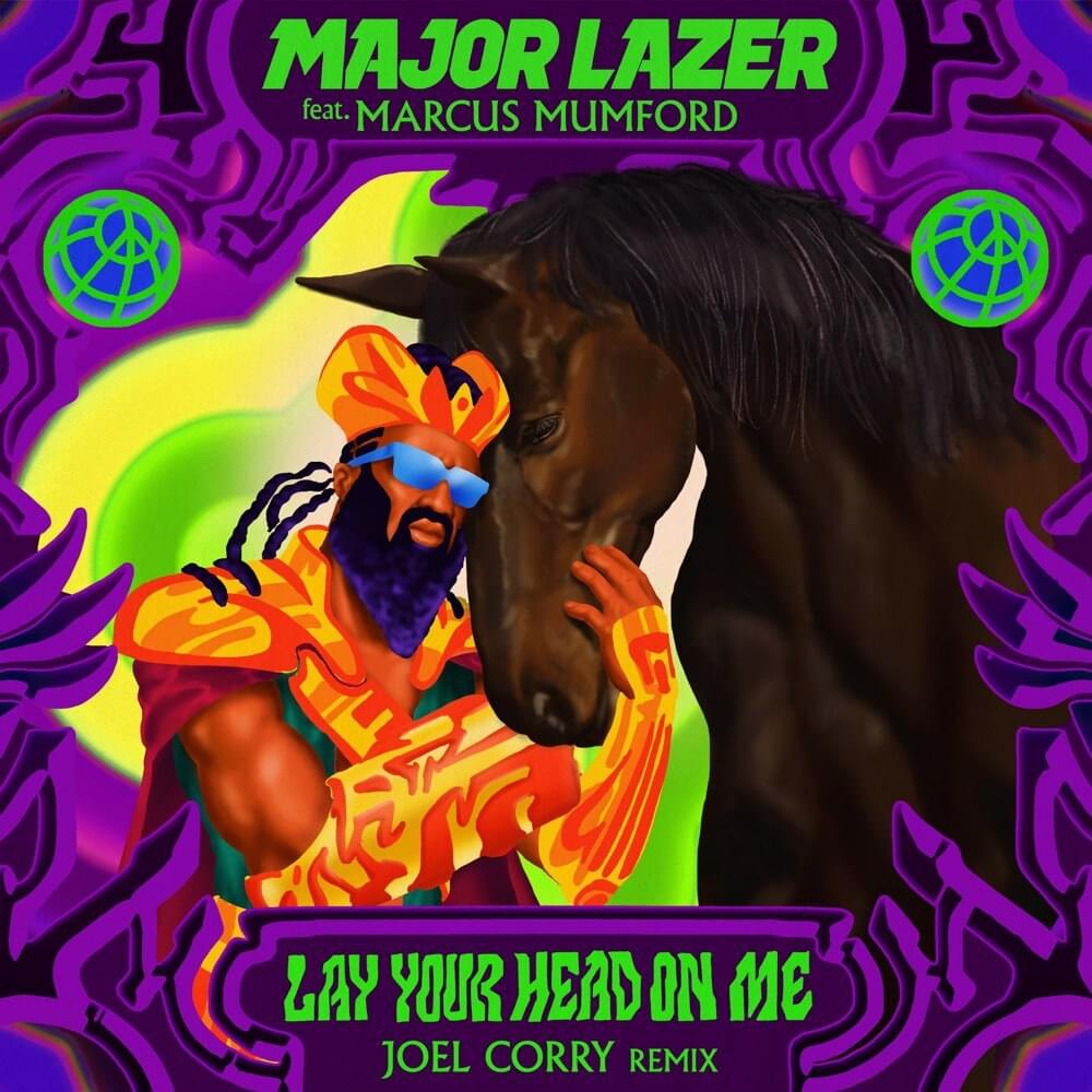 Album cover art for "Lay Your Head on Me (Joel Corry Remix)" by Major Lazer