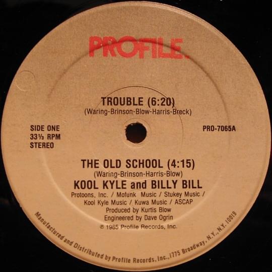 Album cover art for "The Old School" by Kool Kyle & Billy Bill