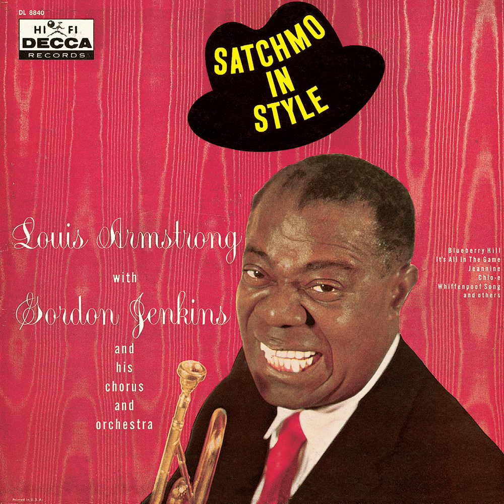 Album cover art for "If" by Louis Armstrong & Gordon Jenkins and His Orchestra