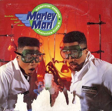 Album cover art for "Droppin’ Science" by Funkmaster Flex & Craig G