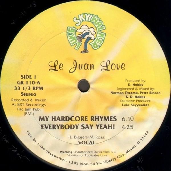 Album cover art for "My Hardcore Rhymes" by Anquette