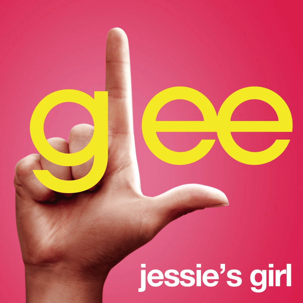 Album cover art for "Jessie’s Girl" by Glee Cast