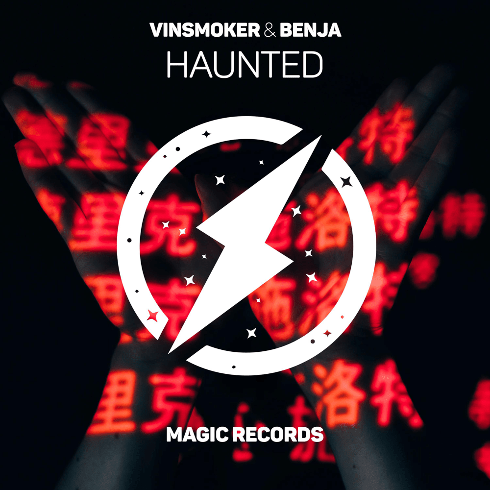 Album cover art for "Haunted" by Vinsmoker & Benja