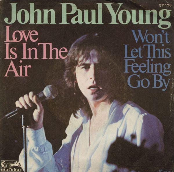 Album cover art for "Love Is in the Air" by John Paul Young
