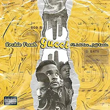Album cover art for "Gucci" by Rockie Fresh & Jeff Kaale & ​tobi lou