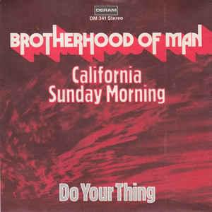 Album cover art for "California Sunday Morning" by Brotherhood of Man