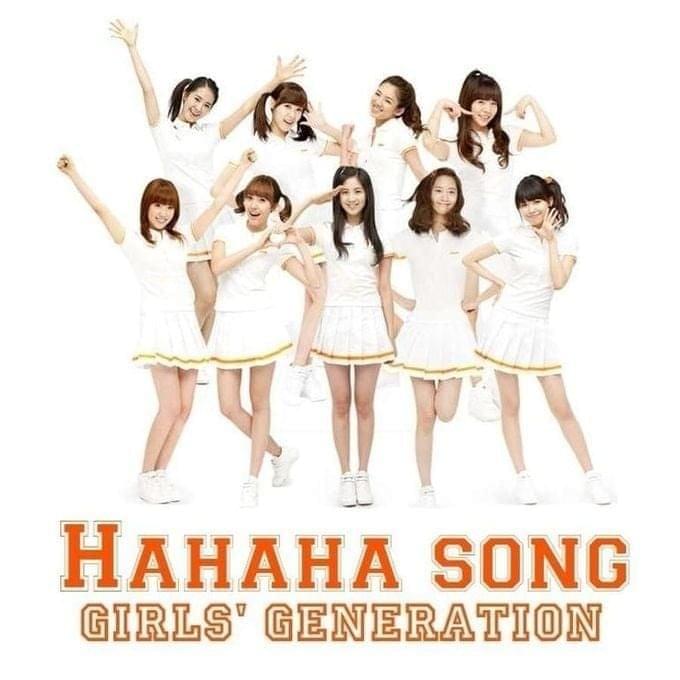 Album cover art for "하하하송 (HaHaHa Song)" by Girls’ Generation (소녀시대)