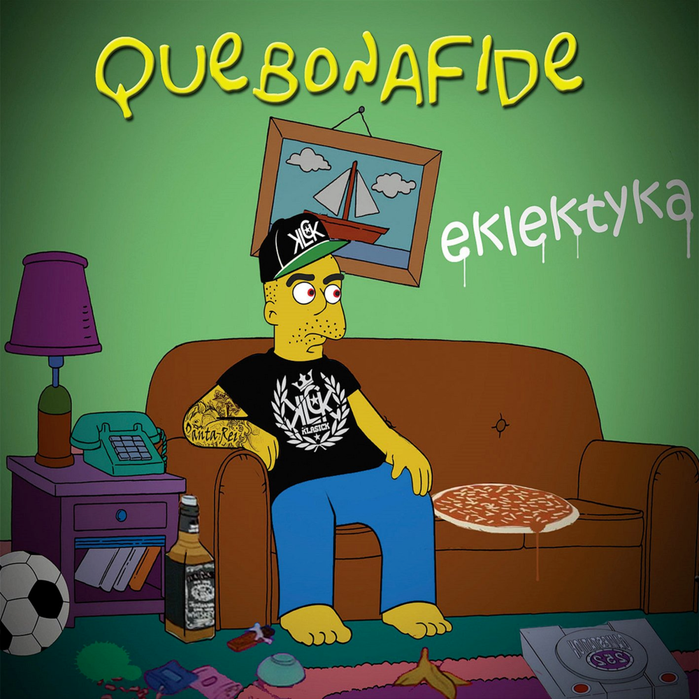Album cover art for "Open Bar" by Quebonafide & Białas & TomB