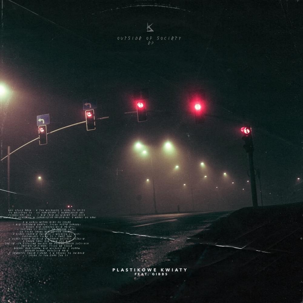 Album cover art for "Plastikowe kwiaty" by Kartky & Gibbs