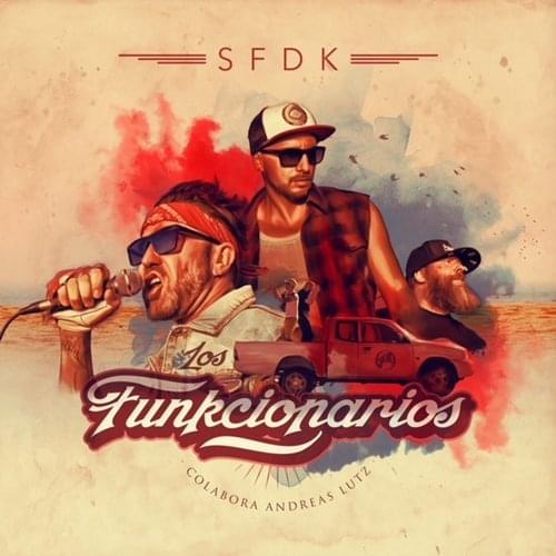 Album cover art for "Los Funkcionarios" by SFDK & Andreas Lutz