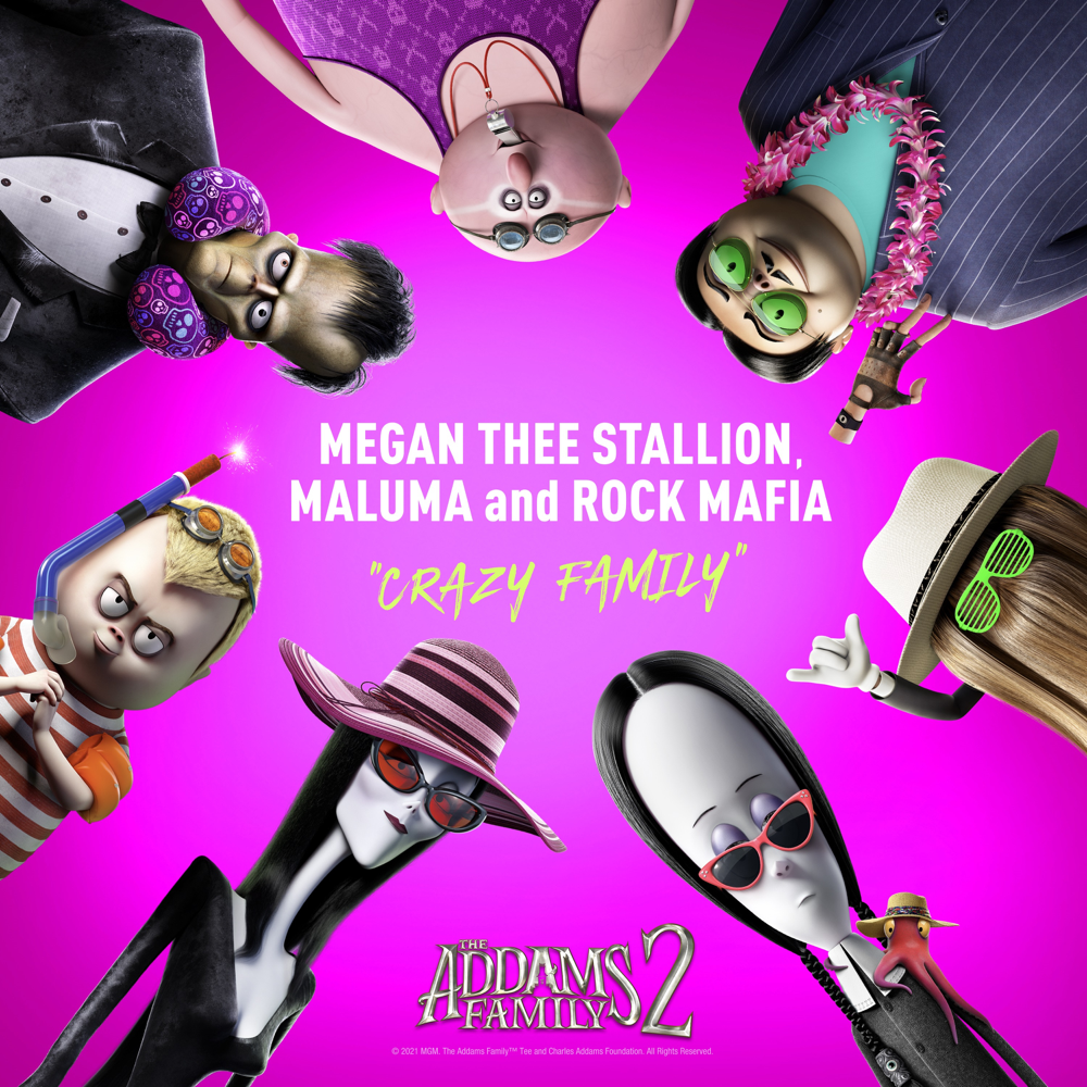 Album cover art for "Crazy Family" by Megan Thee Stallion