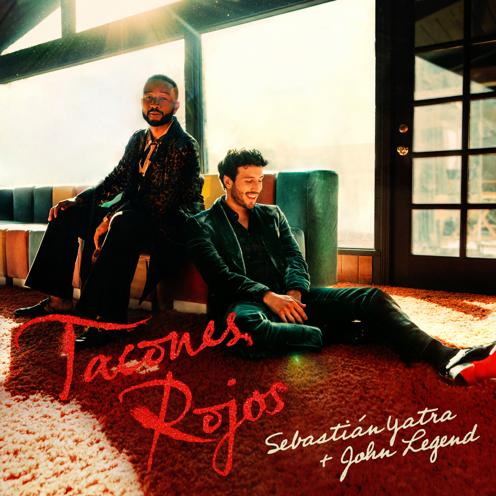 Album cover art for "Tacones Rojos" by Sebastián Yatra