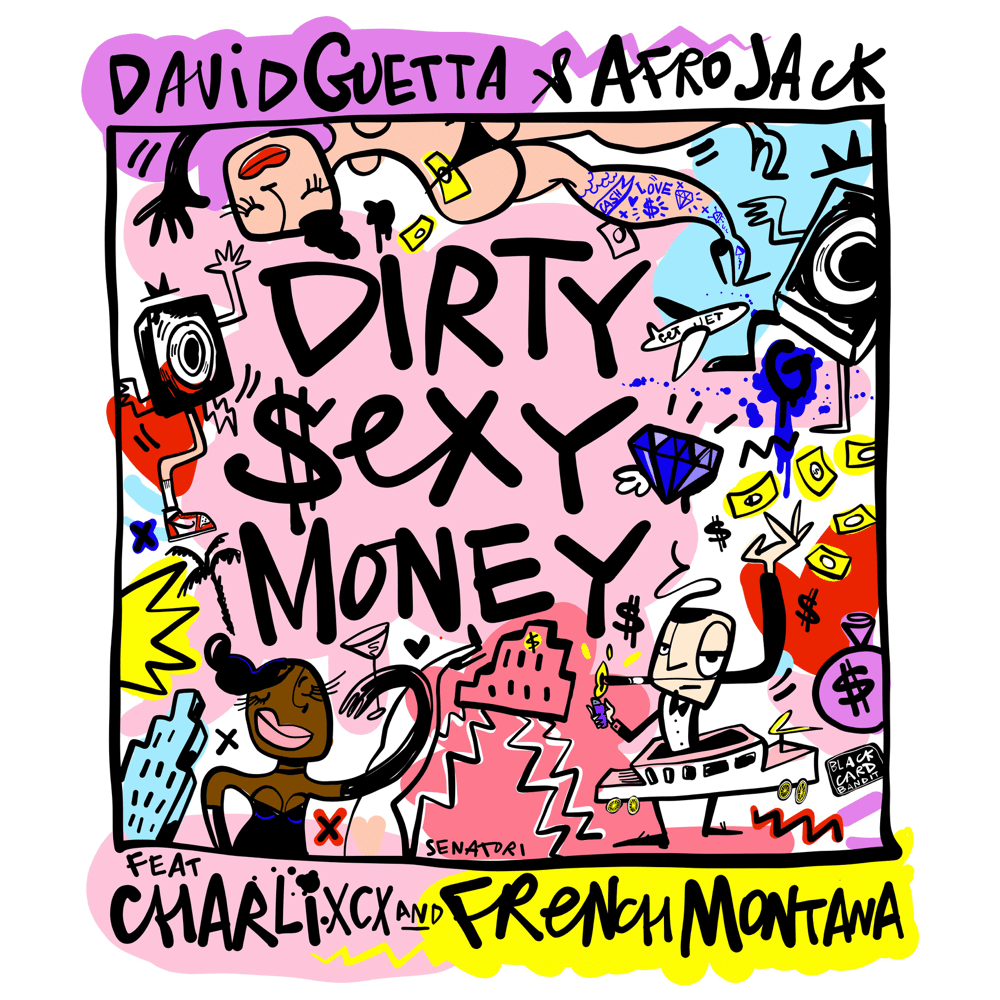 Album cover art for "Dirty Sexy Money" by David Guetta