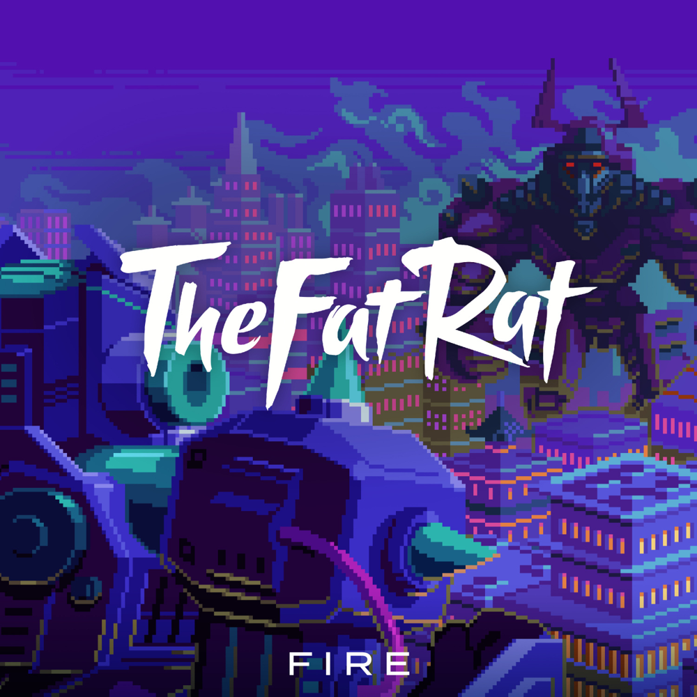 Album cover art for "Fire" by TheFatRat