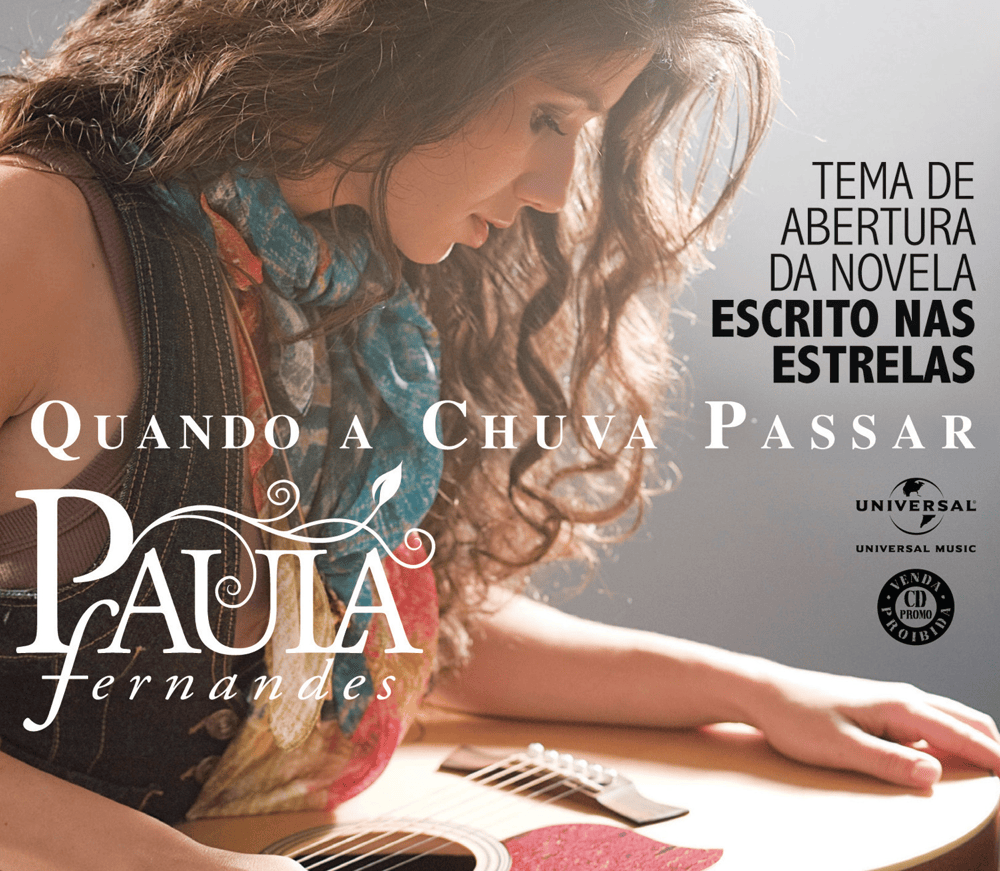 Album cover art for "Quando a Chuva Passar" by Paula Fernandes